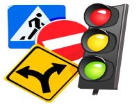 نصب علائم واضح و موثر در کنترل ترافیک